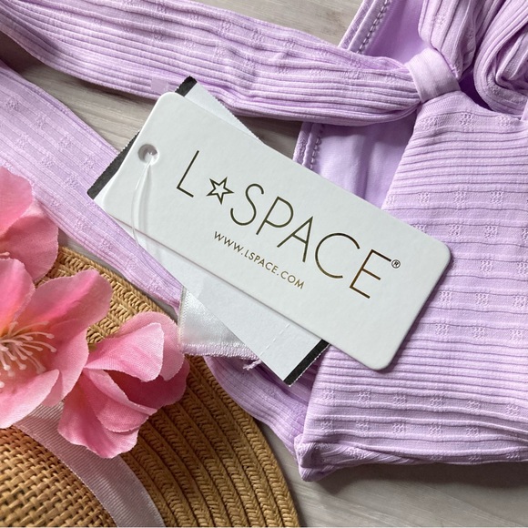 L*Space Lilac Bikini TOP - Picture 6 of 15